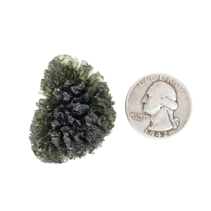Moldavite Besednice Jezkovna 19.20 g 38x31x20mm AA