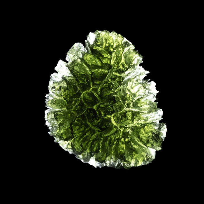 Moldavite Besednice Jezkovna 19.20 g 38x31x20mm AA