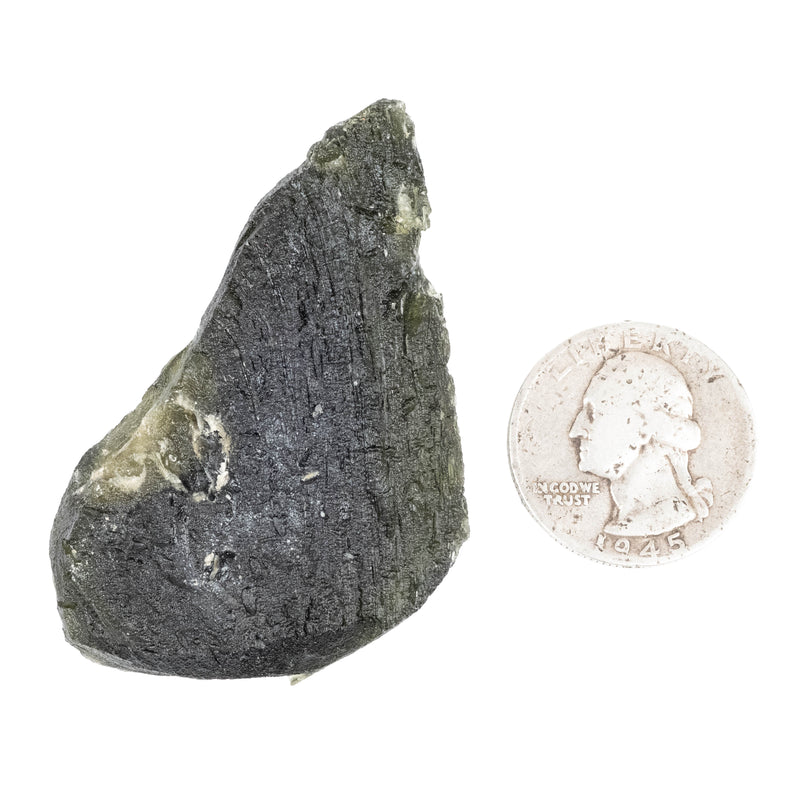 Moldavite 25.54 g 55x39x9mm - InnerVision Crystals