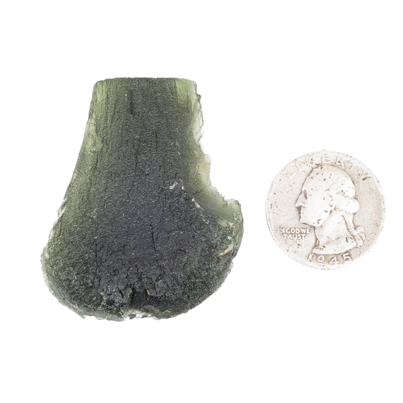 Moldavite 24.99 g 47x39x14mm - InnerVision Crystals