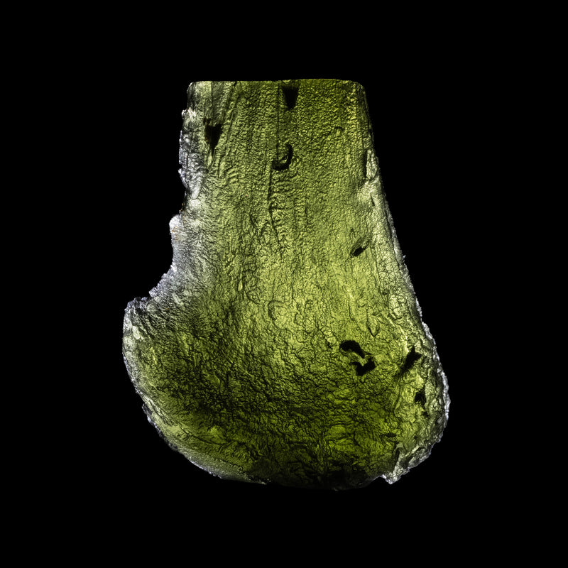 Moldavite 24.99 g 47x39x14mm - InnerVision Crystals