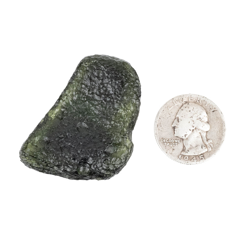 Moldavite 20.26 g 43x33x11mm - InnerVision Crystals