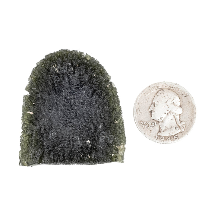 Moldavite 24.30 g 43x39x10mm