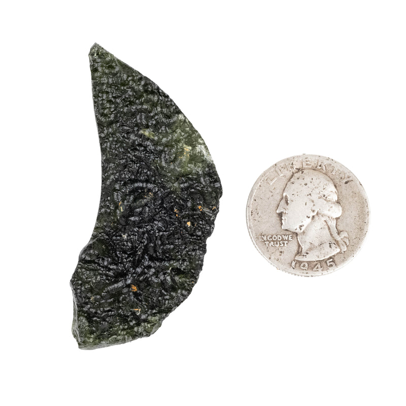 Moldavite 22.17 g 57x26x12mm - InnerVision Crystals