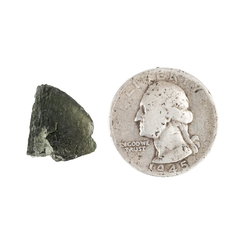 Moldavite 2.42 g 16x15x11mm