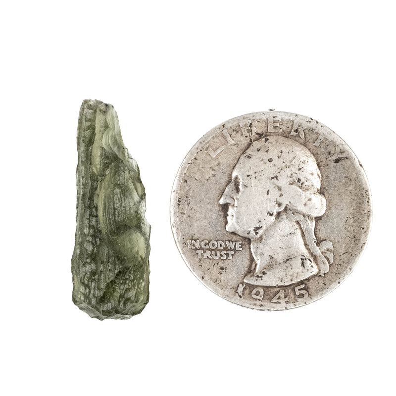 Moldavite 1.63 g 26x8x7mm