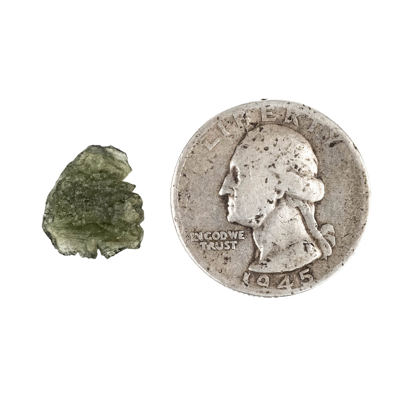 Moldavite 0.70 g 13x12x3mm