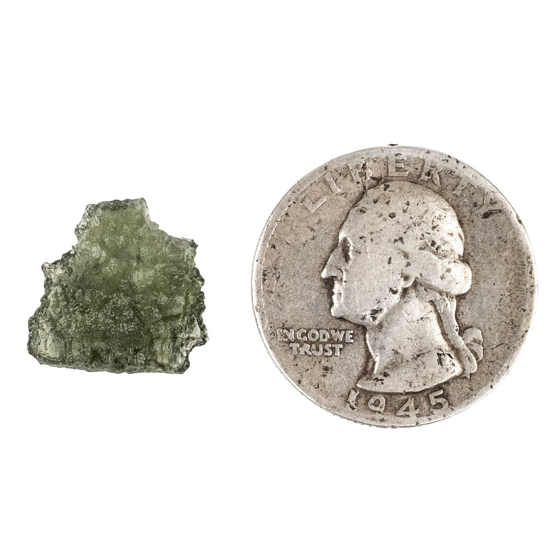 Moldavite 1.17 g 15x15x5mm