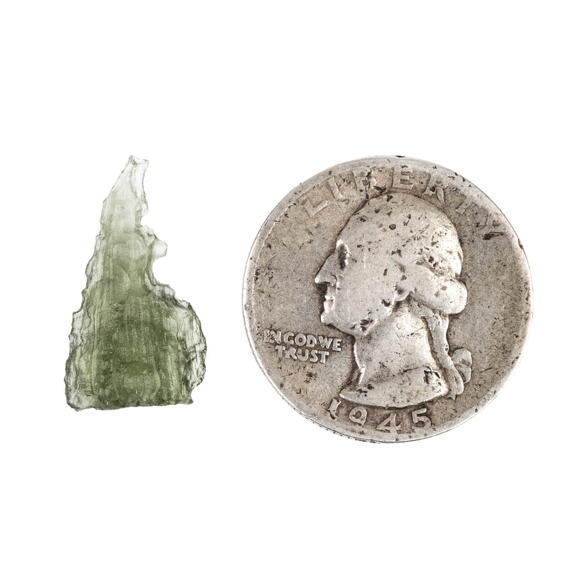 Moldavite 0.67 g 21x11x3mm