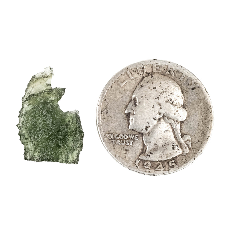 Moldavite 1.38 g 19x13x5mm