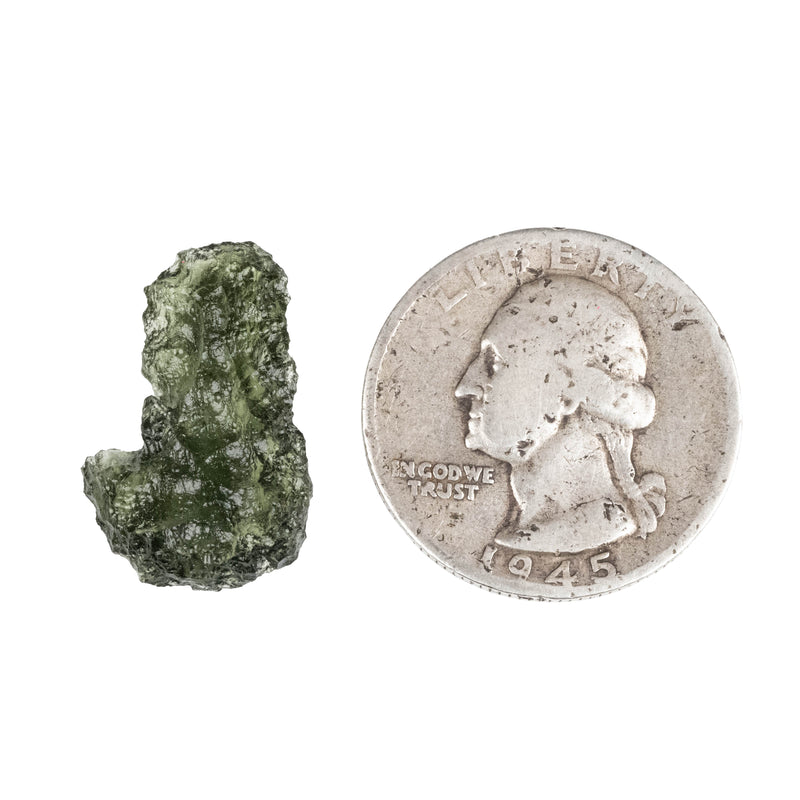 Moldavite 1.78 g 22x14x6mm - InnerVision Crystals