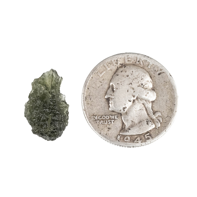 Moldavite 1.32 g 18x11x7mm - InnerVision Crystals
