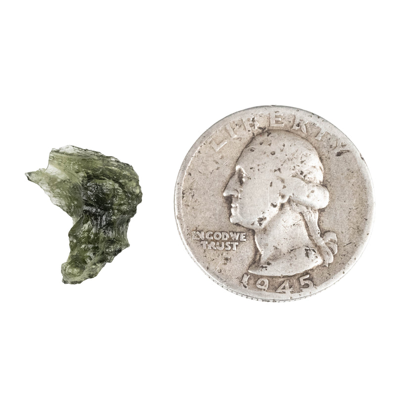 Moldavite 1.03 g 16x14x7mm - InnerVision Crystals