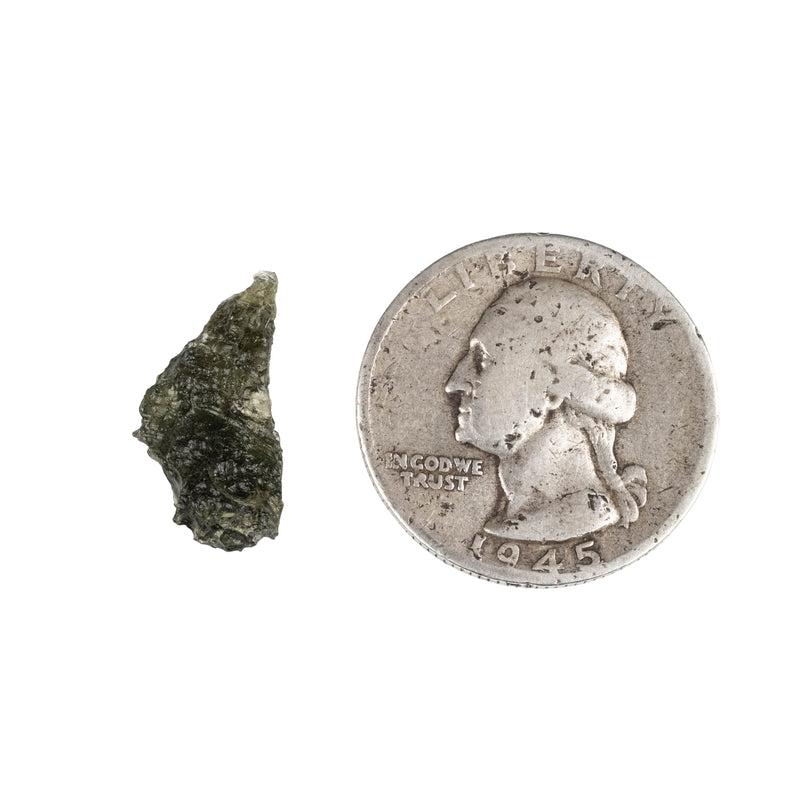 Moldavite 0.88 g 19x9x6mm - InnerVision Crystals