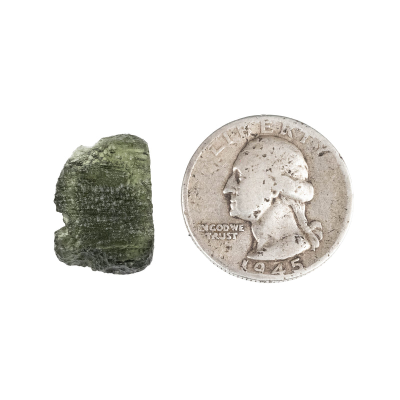 Moldavite 2.38 g 19x13x8mm - InnerVision Crystals