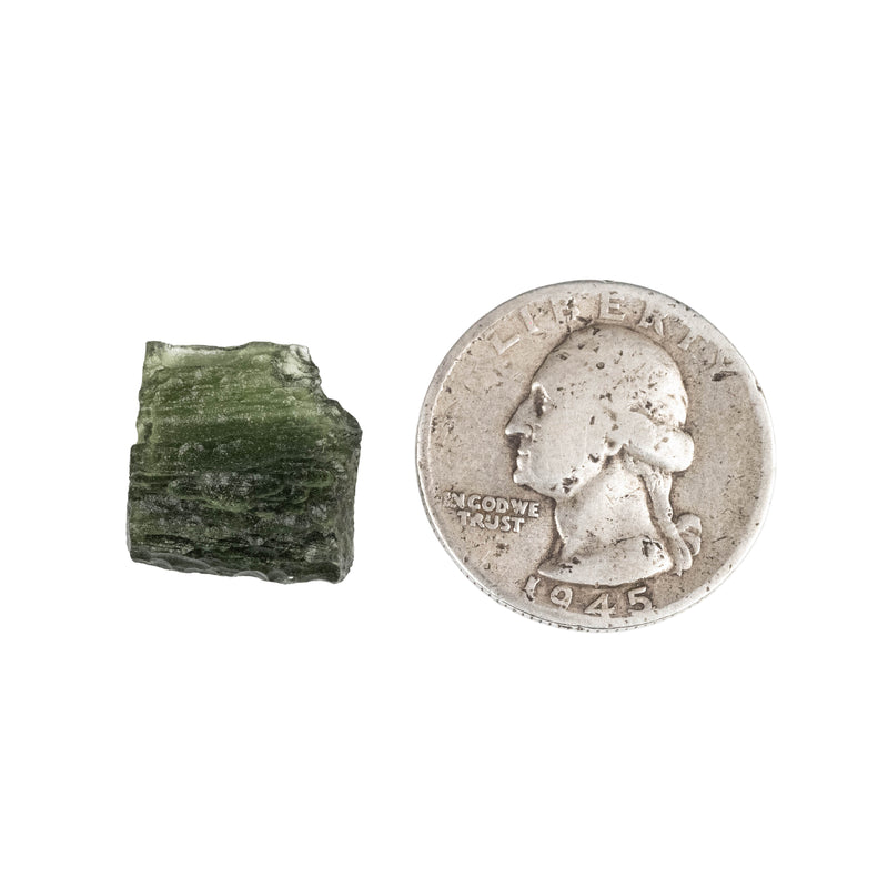 Moldavite 2.62 g 17x15x7mm - InnerVision Crystals