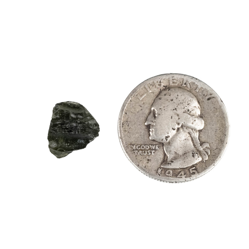 Moldavite 1.11 g 12x10x8mm - InnerVision Crystals