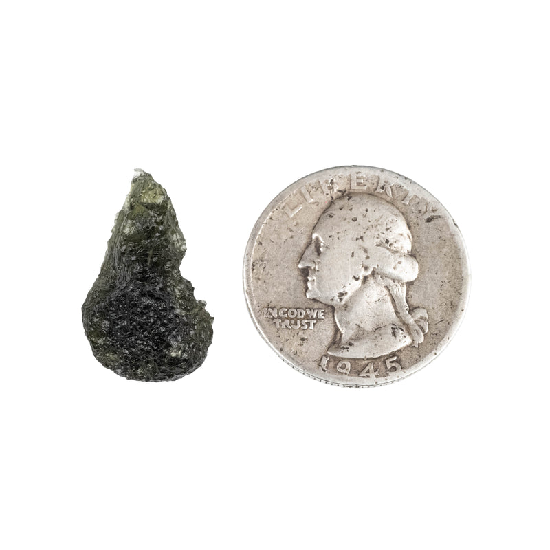 Moldavite 1.73 g 24x9x8mm - InnerVision Crystals