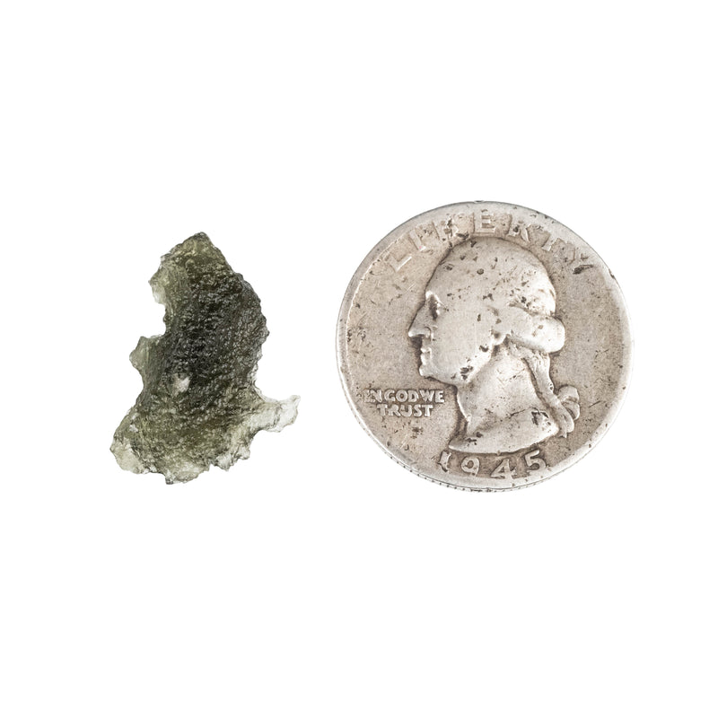 Moldavite 1.34 g 20x13x7mm - InnerVision Crystals