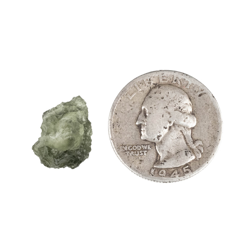 Moldavite 0.96 g 15x12x8mm - InnerVision Crystals
