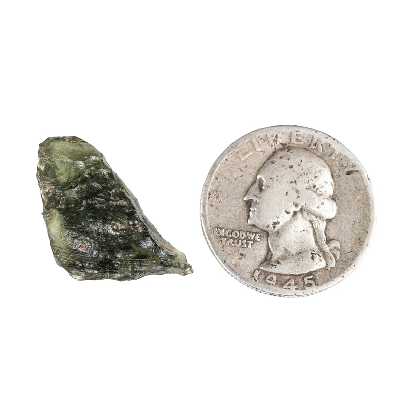 Moldavite 2.87 g 27x14x9mm - InnerVision Crystals