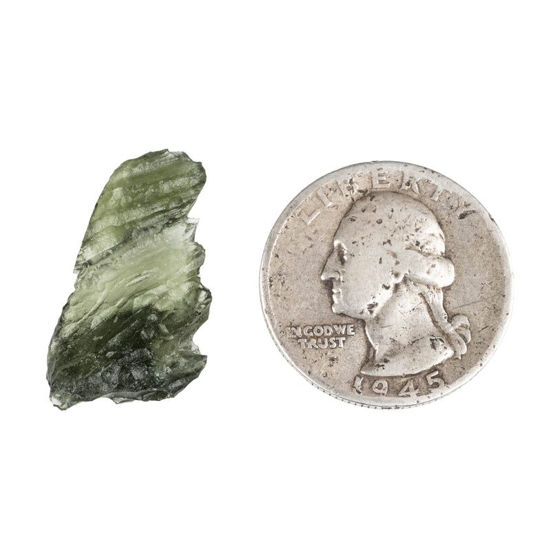 Moldavite 2.35 g 25x14x9mm - InnerVision Crystals