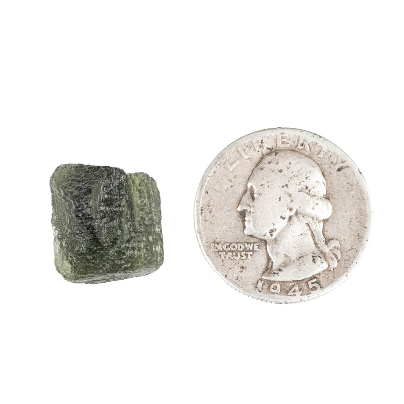Moldavite 2.67 g 15x14x10mm - InnerVision Crystals