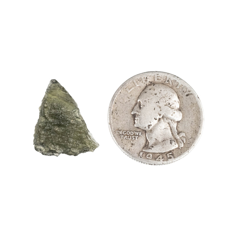 Moldavite 1.40 g 18x16x6mm - InnerVision Crystals