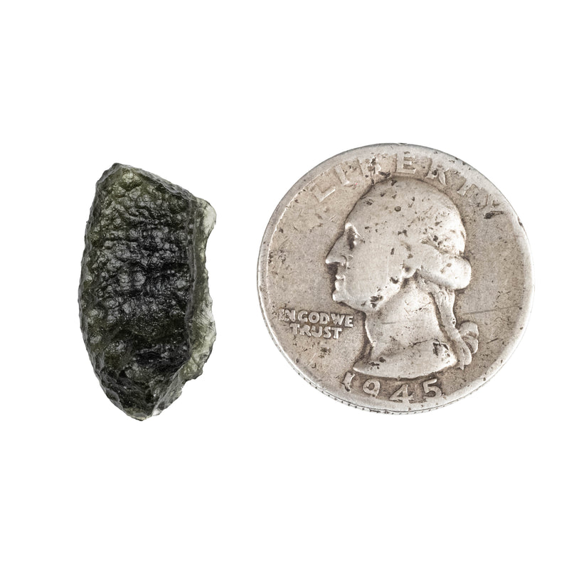 Moldavite 2.33 g 22x12x8mm - InnerVision Crystals