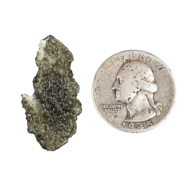 Moldavite 2.60 g 32x17x5mm - InnerVision Crystals