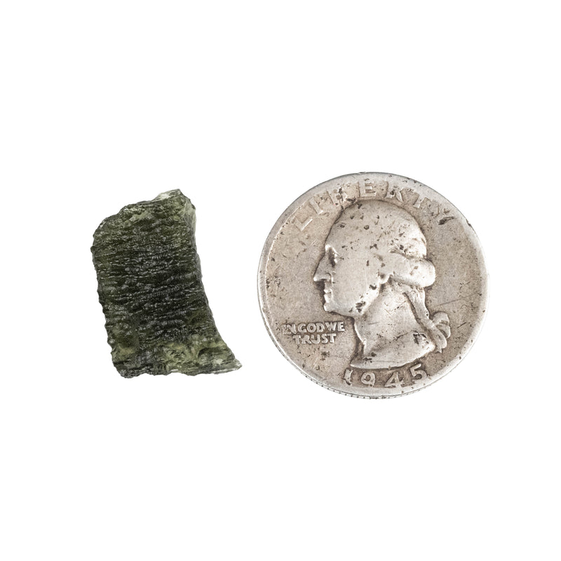 Moldavite 2.06 g 20x12x6mm - InnerVision Crystals