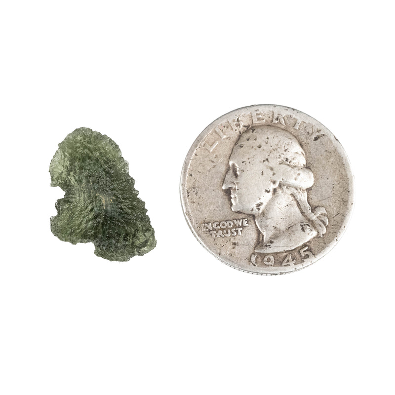 Moldavite 2.02 g 19x13x9mm - InnerVision Crystals