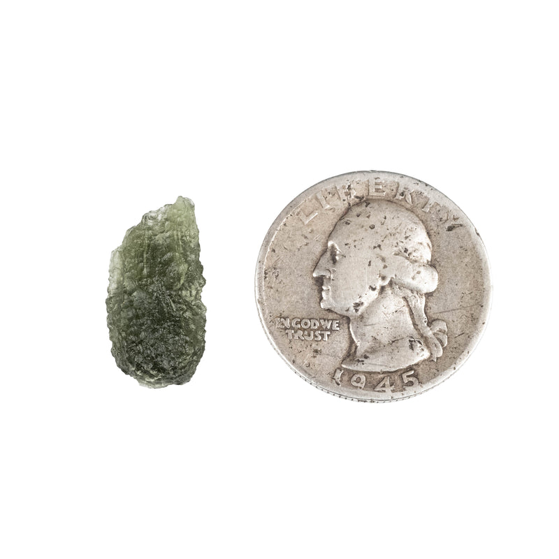 Moldavite 1.33 g 20x10x6mm - InnerVision Crystals