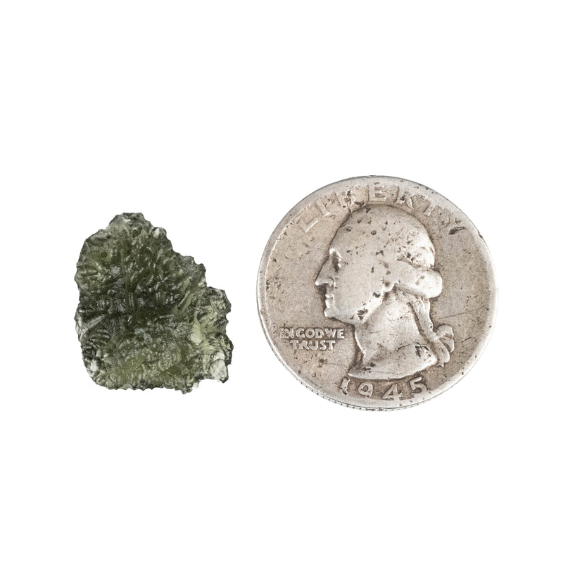 Moldavite 1.85 g 19x15x7mm - InnerVision Crystals