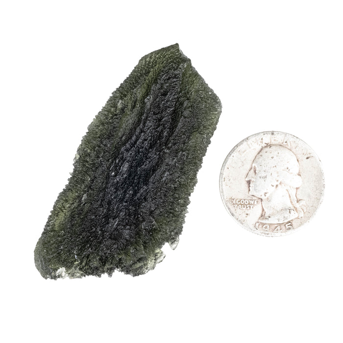 Moldavite 27.66 g 57x27x14mm