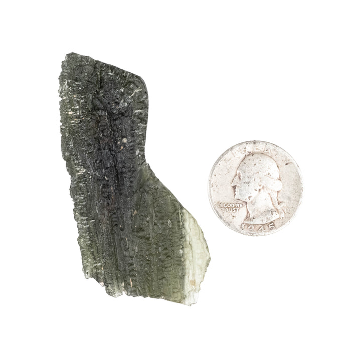 Moldavite 22.19 g 55x33x10mm