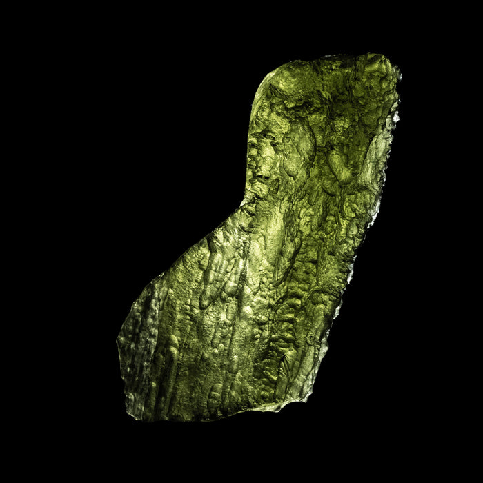 Moldavite 22.19 g 55x33x10mm