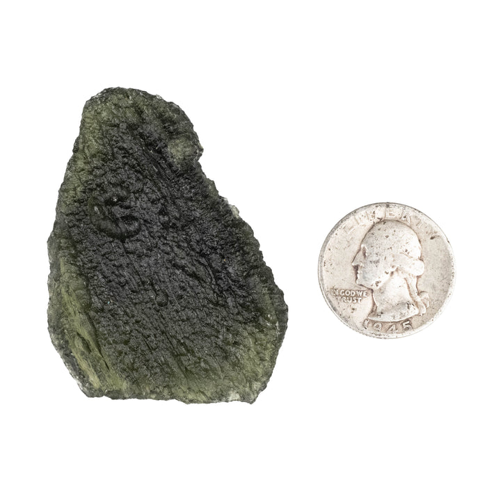 Moldavite 22.91 g 53x41x10mm