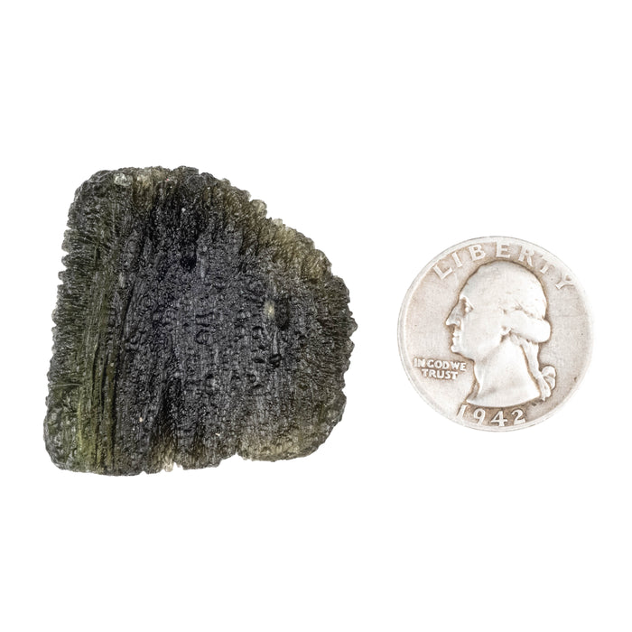 Moldavite 16.65 g 38x36x10mm Bi-Color RARE