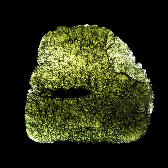 Moldavite 16.65 g 38x36x10mm Bi-Color RARE