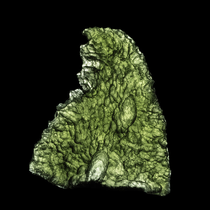 Moldavite 8.77 g 33x29x8mm