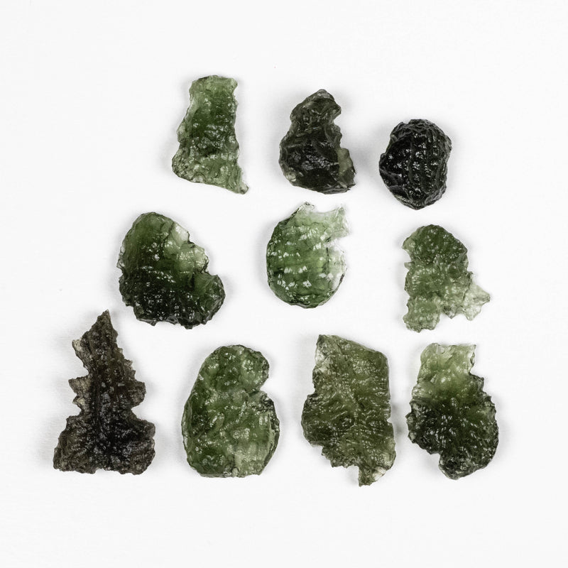 Moldavite - Maly Chlum 20.85 g | WHOLESALE LOT