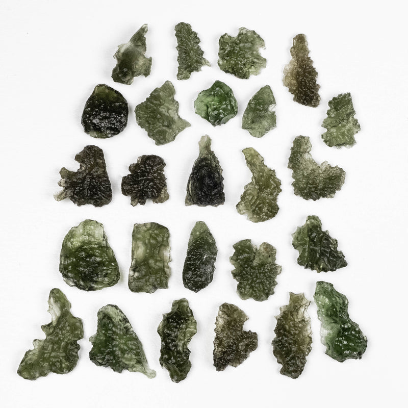 Moldavite - Maly Chlum 41.04 g | WHOLESALE LOT