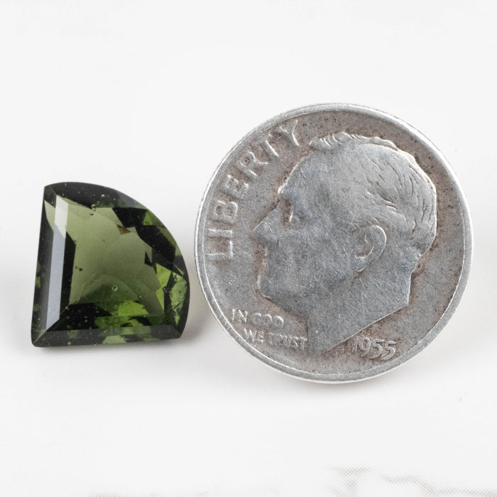 Moldavite Gemstone 3.60 ct 12x12mm