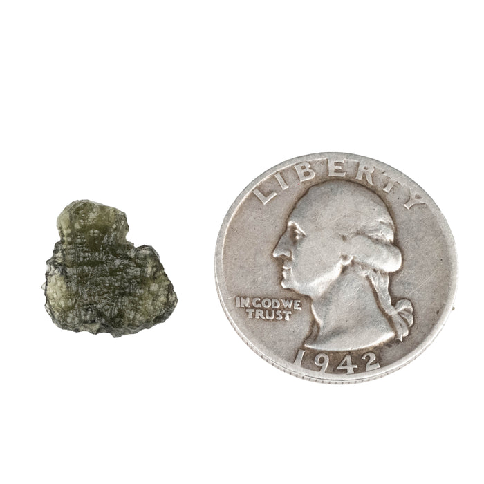 Moldavite 0.81 g 14x13x4mm