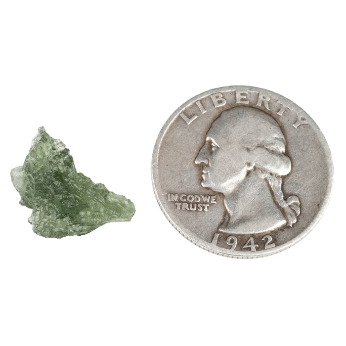 Moldavite 1.00 g 17x14x10mm