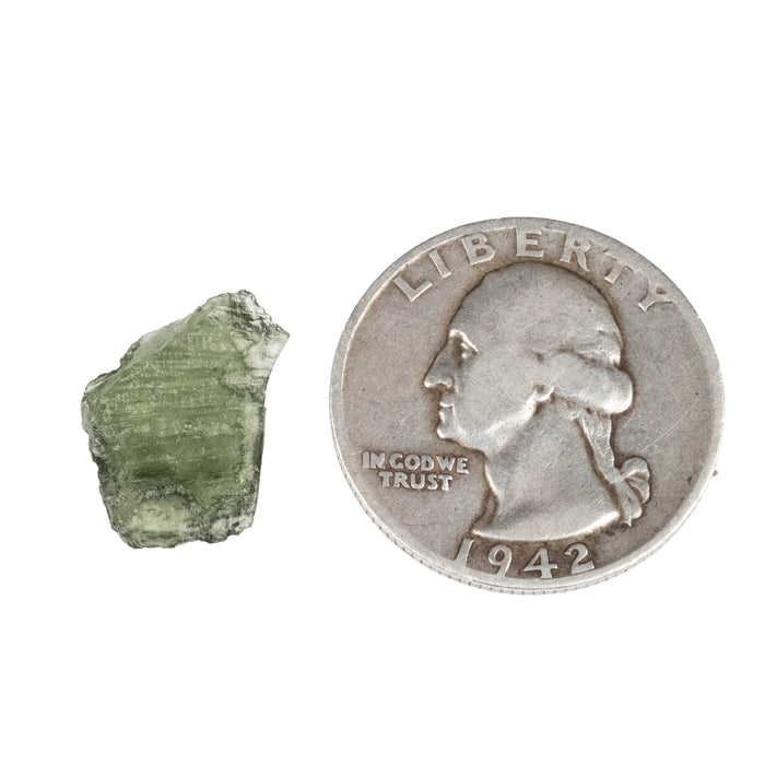 Moldavite 0.72 g 15x13x4mm