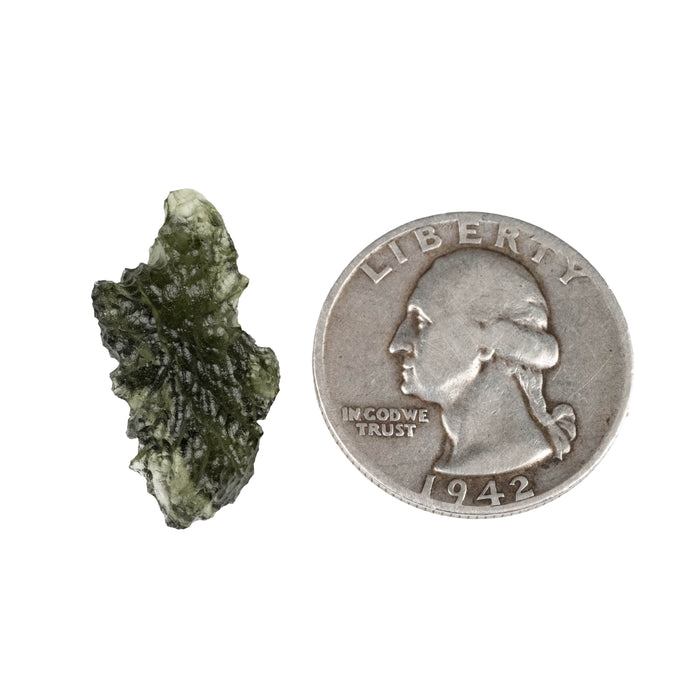Moldavite 1.82 g 26x14x6mm