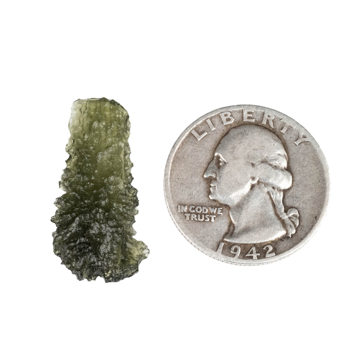 Moldavite 1.67 g 28x14x5mm