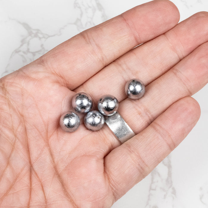 Muonionalusta Meteorite Bead 10mm